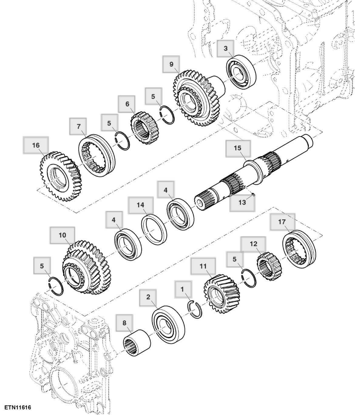 Trục ra - ST776634